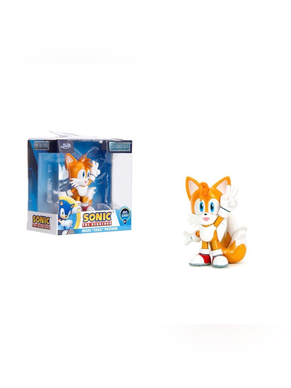 MetalFigs Sonic the Hedgehog Wave 1 Miles "Tails" Prower 3.5" Collectible Figure